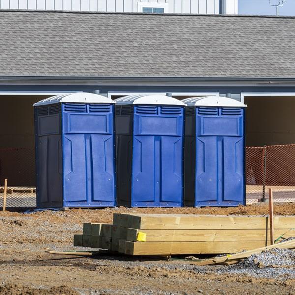Heavy-duty construction site porta potty in Palestine, Texas