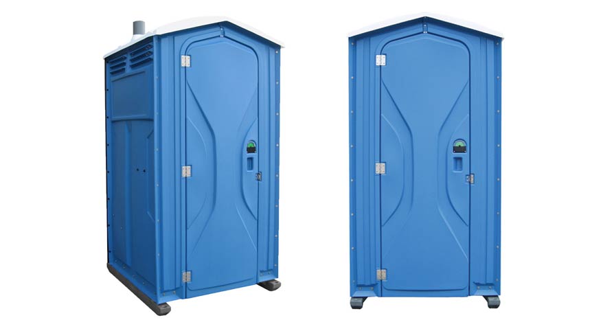 Long-term porta potty units on site in Palestine, Texas
